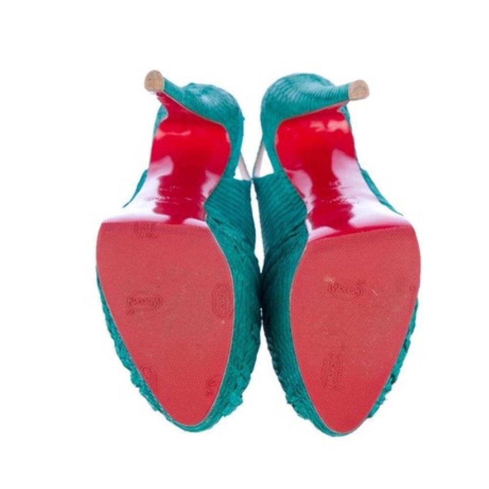 Christian Louboutin Jenny Watersnake Pumps - Picture 6 of 6
